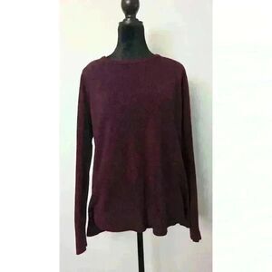 Purple Knit Sweater Sweet Romeo